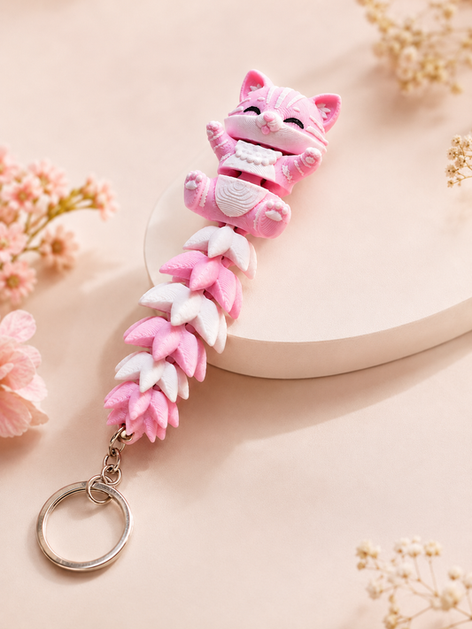 Cuddle Kitty keychain 🩷