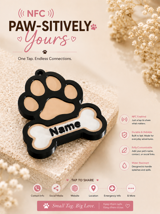 BuddyTap – NFC Smart Dog Tag 🐾