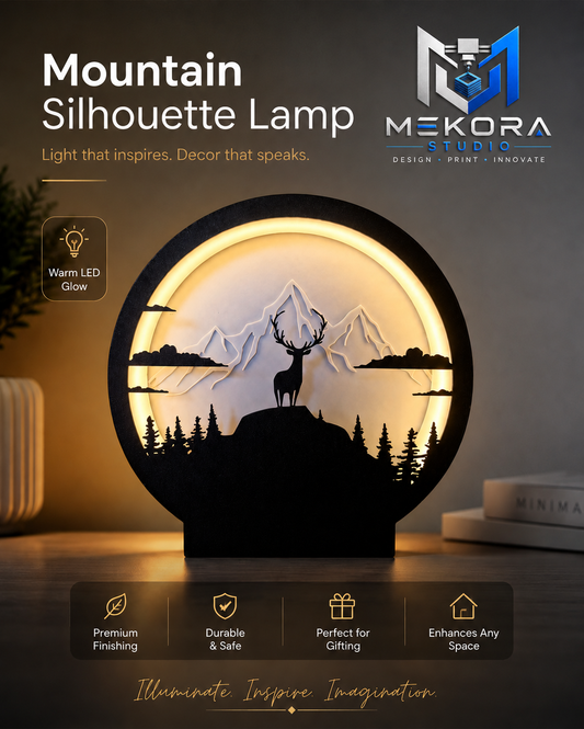 MOUNTAIN Silhouette Lamp🦌